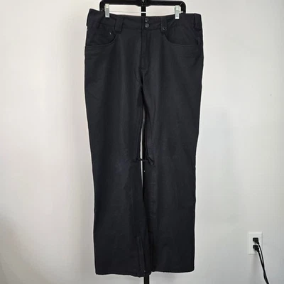 Pantalones de snowboard Burton The White Collection Dry Ride Greenlight negros grandes Foto 1 de 4