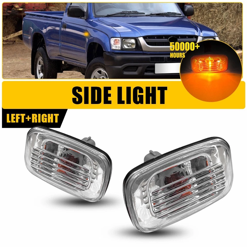 2 Pair Side Light Turn Signal Indicator for Nissan Patrol Y61/GU (2004-2016) - image 1 of 4