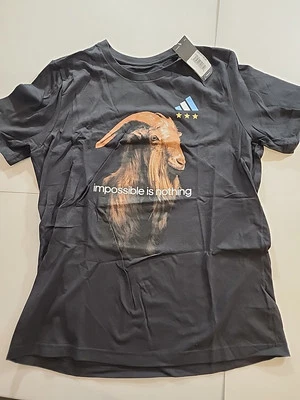 Adidas Argentina Soccer Impossible Is Nothing Messi T Shirt Men’s Large NEW - Image 1 of 4