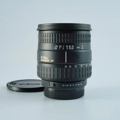 GOOD SIGMA 28-200mm 3.5-5.6 APSH DL HYPERZOOM MACRO For Pentax K Zoom Lens - Image 1 of 4