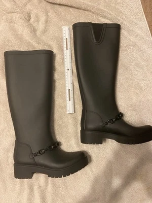 BOTAS DE MONTAR COACH WESTERLY ALTAS PARA LLUVIA TALLA 5B GOMA G2861 ZAPATOS Foto 1 de 4