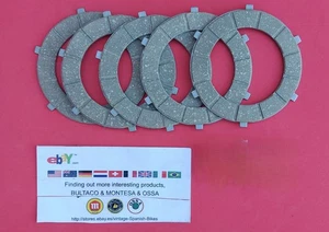 OSSA ENDURO CLUTCH PLATES NEW CLUTCH PLATES OSSA ENDURO 250 OSSA ENDURO 350 - Picture 1 of 5