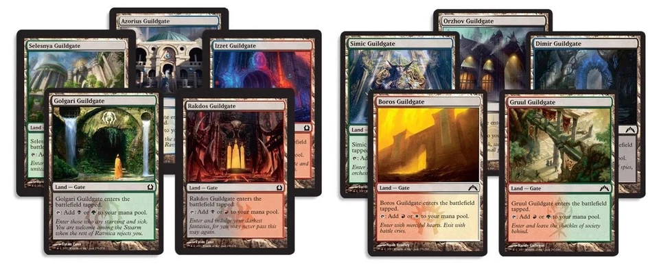 40 Guildgate Dual Land Playset of each RTR / GTC Magic MTG - Image 1 of 1
