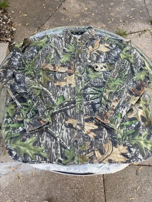 Mossy Oak Shirt Mens XXL 2XL Obsession Camo Hunting Outdoor Camp Eplorer GREAT - Image 1 of 4