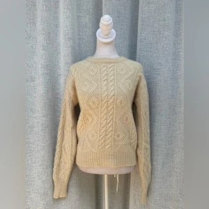 Scotty McGregors House of Cashmere suéter tejido texturizado blanco roto - Imagen 1 de 8