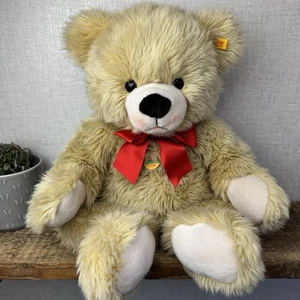 Steiff Vintage Huge Bobby Bear - Cosy Friends Large Cuddly Bear 013799 New - Picture 1 of 14