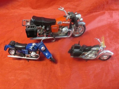 3 Motorräder, Polistil MS,Moto Guzzi,Polie Patrol,Moto Guzzi,Polizeiausführung, - Bild 1 von 4