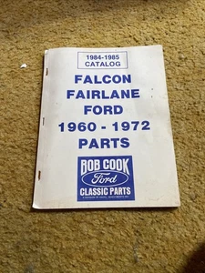Vintage Ford Genuine Parts Catalog Falcon Fairlane 1960-1972 Bob Cook - Picture 1 of 2