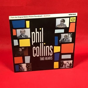 PHIL COLLINS Two Hearts 1988 UK 7" vinyl single 45 record Buster film B - Picture 1 of 4