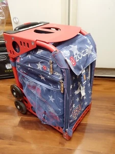 Zuca Cornhole Sport Old Glory Rolling Bag Red - Picture 1 of 11