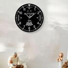 Decorative Wall Clock 30cm Acrylic Quiet For Dining Room Living Room