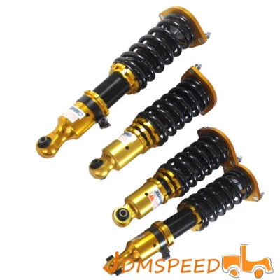 Gold Coilovers Coil Spring Strut Shock Absorber For Mazda Miata MX-5 NA NB 90-05 - Image 1 of 4