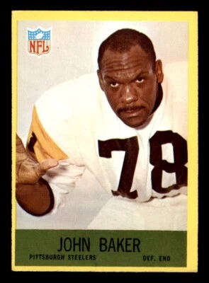 1967 Philadelphia Football #147 John Baker EX *e4 - Image 1 of 2