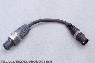 Lautsprecher Adapterkabel SC-Meridian 225 | Speakon NL4 -> LS XLR Stecker - Bild 1 von 3