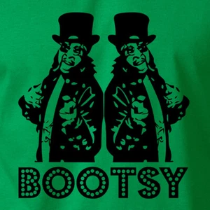 Camiseta BOOTSY Collins Cool Funk James Marrón Vinilo Vintage Retro S-6X Camiseta - Imagen 1 de 12