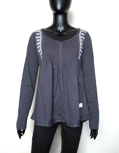 ODD MOLLY 614M-695 Long Sleeve Lightweight Embroidered Blouse Top Shirt size 1/S - Picture 1 of 13