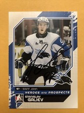 Stanislav Galiev Signed Saint John Sea Dogs QMJHL Card Washington Capitals 2