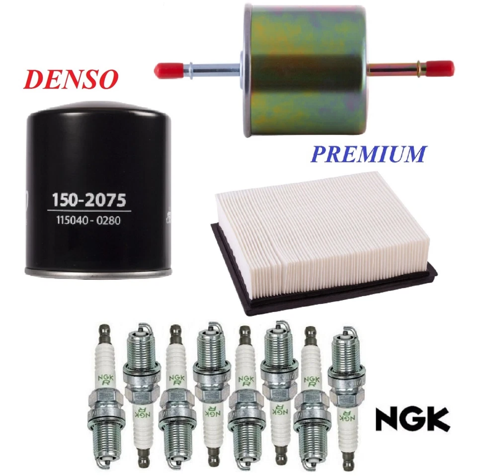 Tune Up Kit Filters Wire Spark Plugs For FORD EXPLORER V8 5.0L 1996-1998 - Image 1 of 1