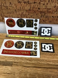 DC Skateboard Shoe Co. Skateboarding AUFKLEBER Aufkleber - 4 Stück Original MM7 - Bild 1 von 3