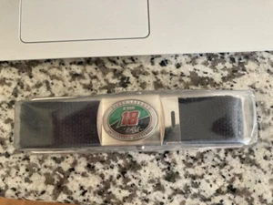 VINTAGE BOBBY LABONTE NASCAR BELT W/BUCKLE. NEW IN PACKAGE - Picture 1 of 7