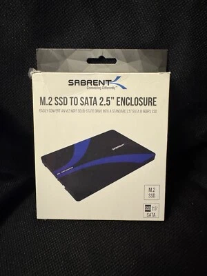 Sabrent M.2 [SATA]SSD to 2.5-Inch SATA III Aluminum Enclosure Adapter - Image 1 of 2