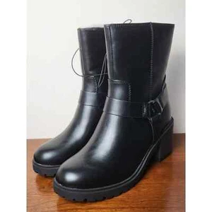 Universal Thread Women's Black Greyson Combat Boots- Size 8 - Picture 1 of 6