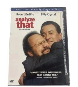 Analyze That DVD 2003 FullScreen Edition Special Features, Robert De Niro, New - Imagen 1 de 2
