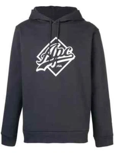 A.P.C. APC USA Wayne logo-print hoodie black Large NWT! - Picture 1 of 6