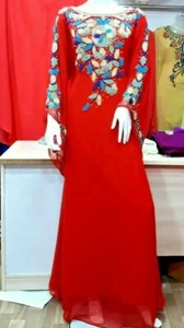 Royal Moroccan Dubai Kaftans Farasha Abaya Dress Very Fancy Long Gown MS 230 - Picture 1 of 26