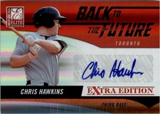 2011 Donruss Elite Extra Edition Back to the Future Sigs #11 Chris Hawkins/720