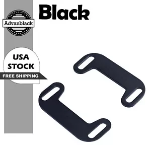 Advanblack Stainless steel Exhaust Adjustable Brackets for Harley Touring - Picture 1 of 7