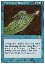 Diminishing Returns x4 6th edition MtG NM pack-fresh