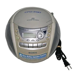 Sony CFD-E90 CD/Radio/Kassette Ghettoblaster - Bild 1 von 6