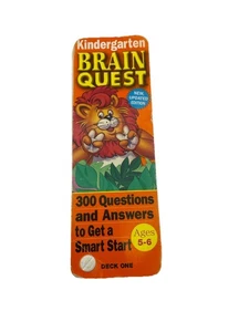 Brain Quest Kindergarten Cards Ages 5-6, 300 Questions & Answers Educational - Picture 1 of 1