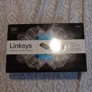 Linksys AE2500 Wireless-N USB Adapter - N600 Dual Band AE2500-NP - Picture 1 of 4