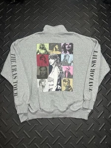 Sudadera pulóver Taylor Swift The Eras Tour 1/4 cremallera talla grande pequeña para mujer - Imagen 1 de 10