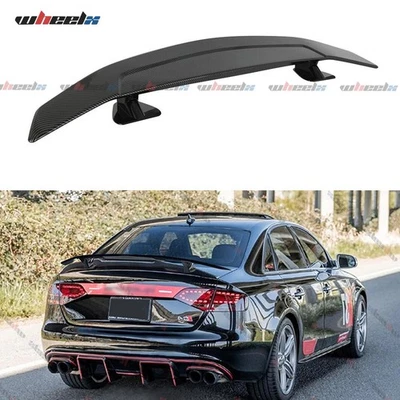 For Audi A5 S5 RS5 Coupe 46" Rear Trunk Spoiler Sport Racing GT Wing Carbon Look - Image 1 of 4
