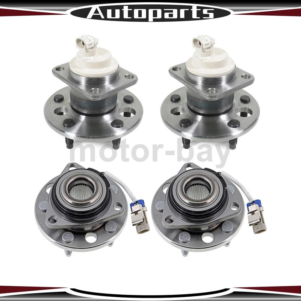Rolamento de roda e conjunto de cubo dianteiro traseiro para Buick Century 3.1L 1996 1995 1994 - Imagem 1 de 4