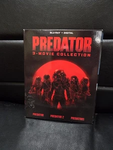 Predator 3-Movie Blu-Ray Collection (DVD, 2018) Predator 1, 2 & Predators - Foto 1 di 4