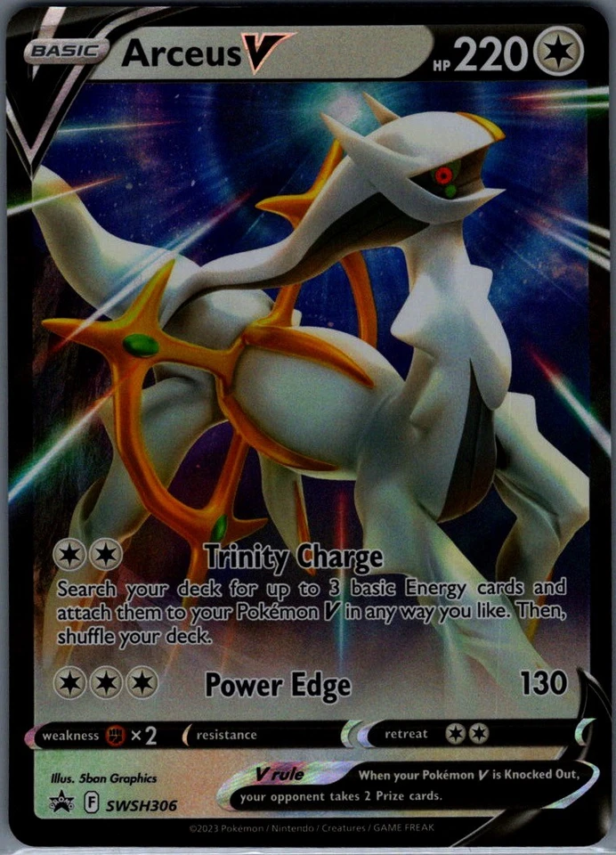 Arceus V Promo SWSH: Sword & Shield Promo Cards SWSH306 NM - Image 1 of 2