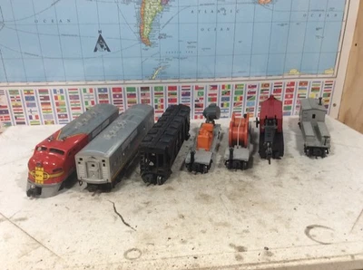 Lionel No. 1539W  - Diesel-Engine-SET Santa Fe  5 freight cars   027 - Image 1 of 4