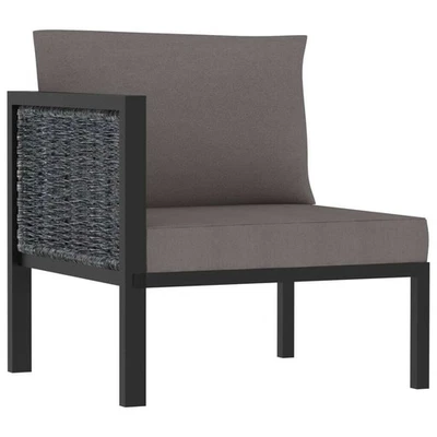  Corner Sofa Anthracite Poly rattan, aluminum, polyester Durable - Image 1 of 4