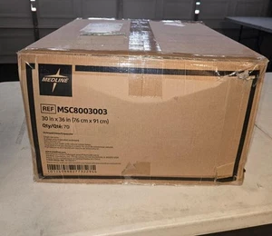 NEW 70 CT MEDLINE ULTRA ABSORBANT DISPOSABLE BED PADS MSC 8003003 MCSC 8003003 - Picture 1 of 2