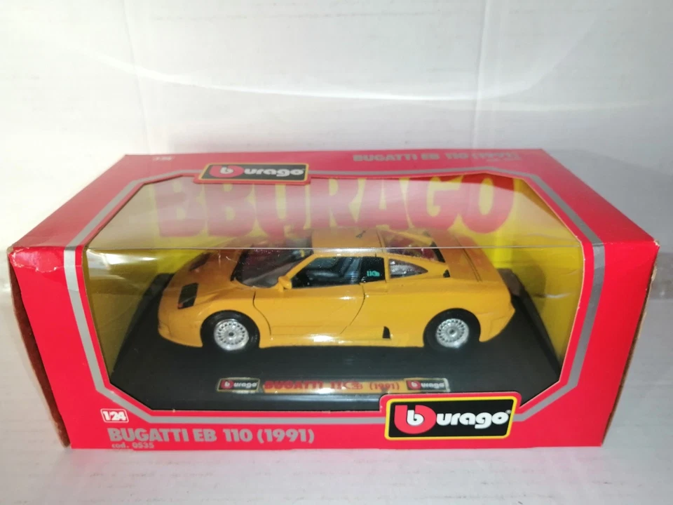BUGATTI EB 110 1991 BURAGO SCALA 1/24 COD.0535 - Immagine 1 di 1