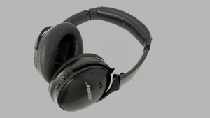 Bose QuietComfort QC 45 Black Wireless Headphones CRACKED FRAYED PADDING - Photo 1 sur 2