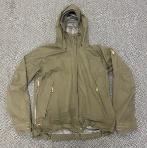 Fjallraven Men's Eco-Shell Jacket Men’s XL Olive Green Used Raincoat Outdoors - Picture 1 of 21