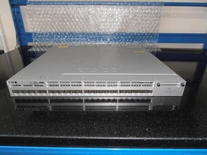 CISCO WS-C3850-24S-S Cisco Catalyst 3850 24 Port SFP Switch dual PSU - Afbeelding 1 van 4
