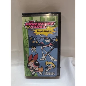 The Powerpuff Girls - Boogie Frights (VHS, 2001, Clamshell Case) Cartoon Network - Foto 1 di 6