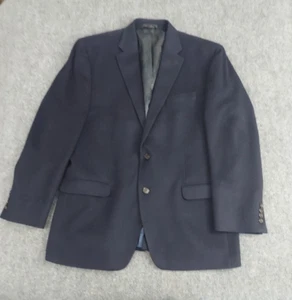 Blazer Lauren Ralph Lauren Para Hombres 44 Regular Azul Seda Cachemira Lana Abrigo Chaqueta - Imagen 1 de 19