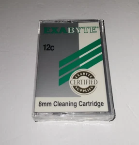 12c Exabyte 8mm Cleaning Cartridge Tape 727386 NEW & SEALED - Afbeelding 1 van 2